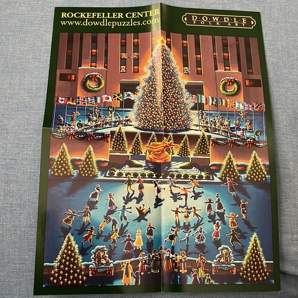 Rockefeller Center 500 pc Dowdle Folk Art Puzzle NWT - Picture 5 of 6